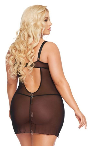 SoftLine Aldona - Пеньюар, XL (черный)