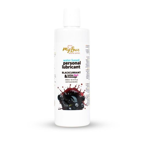 2в1 лубрикант и массажный гель - MyLove Aroma Series Intim&Massage Blackcurrant, 300 мл