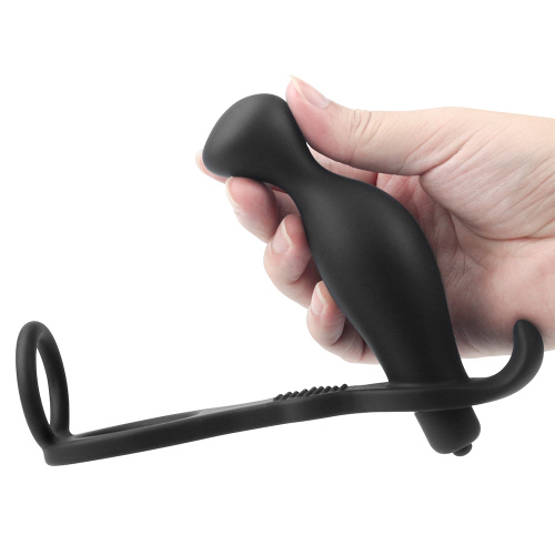 LoveToy Ass Rasca Prostate Vibrating Plug Combo - Анальная пробка, 11х3.8 см (черный)