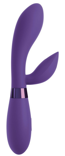 Pipedream OMG Bestever Silicone Vibrator - Ввибратор-кролик с ушками, 21 см (фиолетовый)