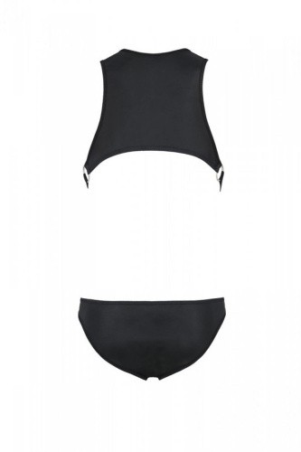 Passion - 056 BODY ADAM black - Сексуальний чоловічий боді, L/XL - купити в Києві, Україні
