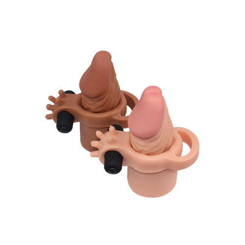 LoveToy Pleasure X-Tender Vibrating Penis Sleeve Flesh Add 2" - Насадка на пенис, +5 см (телесный)