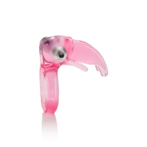 CalExotics Triple Clit Flicker - виброкольцо, 7х3.5 см (розовый)