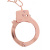 Toy Joy Rose Gold Fun Cuffs - Наручники металлические (розовое золото) Toy Joy Rose Gold Fun Cuffs - Наручники металлические (розовое золото)