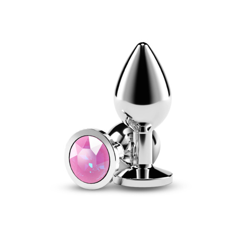 Анальная пробка NS Novelties Rear Assets - Silver/Pink, M