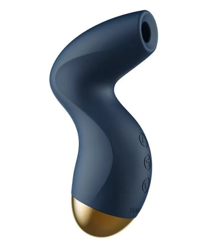 Svakom Pulse Pure - Вакуумный стимулятор клитора, 13х5.9 см (синий)