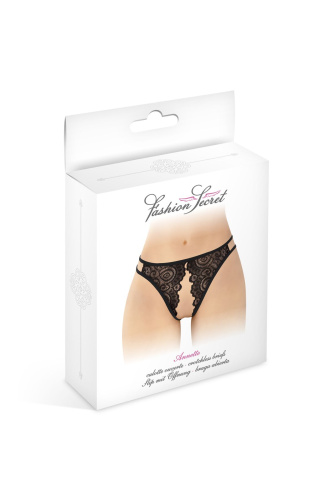 Fashion Secret Annette Black - трусики з доступом, S-L (чорні) - купити в Києві, Україні