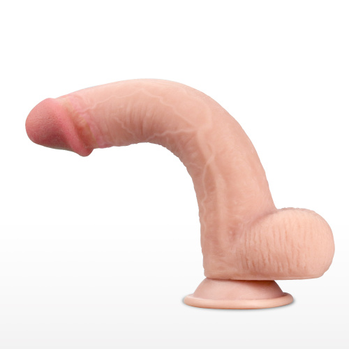 LoveToy - Sliding-Skin Dual Layer Dong 9 - Фалоімітатор, 23х4 см - купити в Києві, Україні