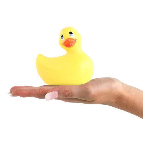 Big Teaze Toys I Rub My Duckie Classic v2.0 - Вибромассажер уточка скромняжка, 9 см (желтый)