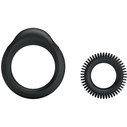 Baile Ring Manhood Black - Набір ерекційних кілець, 2 шт - купити в Києві, Україні