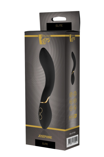 Dream Toys Elite Josephine  Luxxe - Вибромассажер для точки G, 20 см (черный) 
