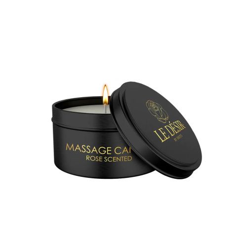 Массажная свеча Le Desir Erotic Massage Candle Rose Scented, 100 г