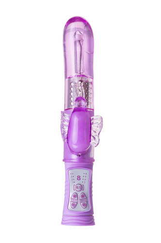 Toyfa A-Toys High-Tech Fantasy - вибратор кролик с функцией ротации, 22.4х3.4 см