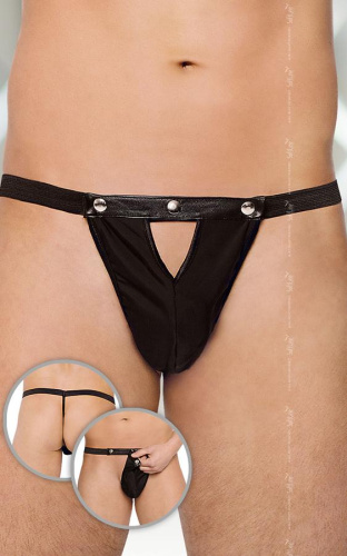 SoftLine - Thongs 4507 - Трусы, S/L (чёрные)
