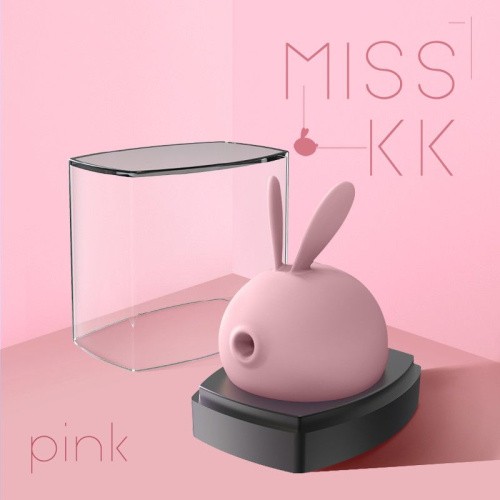 KisToy Miss KK - Вакуумний кліторальний стимулятор з вібрацією, 8.5х5.8 см (рожевий) - купити в Києві, Україні