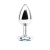 Chisa Hi-Basic Blue Gem Anal Plug - Анальная пробка металлическая с кристаллом в форме сердца, 7.1х2.8 см (серебристый с голубым) Chisa Hi-Basic Blue Gem Anal Plug - Анальная пробка металлическая с кристаллом в форме сердца, 7.1х2.8 см (серебристый с голубым)