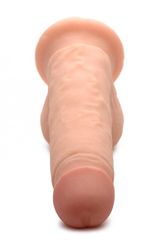 USA Cocks 6 Inch Ultra Real Dual Layer Suction Cup Dildo - фаллоимитатор 13х4,5 см, (телесный)