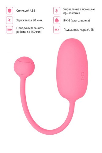 Magic Motion Kegel Coach - смарт-тренажер Кегеля для жінок (рожевий), 19х3 см - купити в Києві, Україні