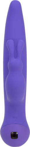 Swan Touch Duo Teal - вібратор-кролик із сенсорним керуванням та ротацією, 14х3.8 см (фіолетовий) - купити в Києві, Україні