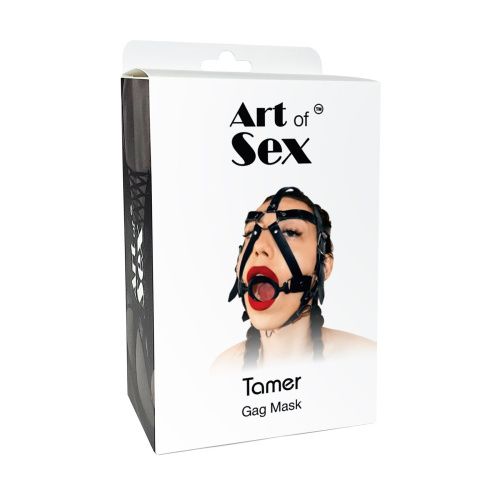 Кляп-маска с силиконовым кольцом Art of Sex Tamer