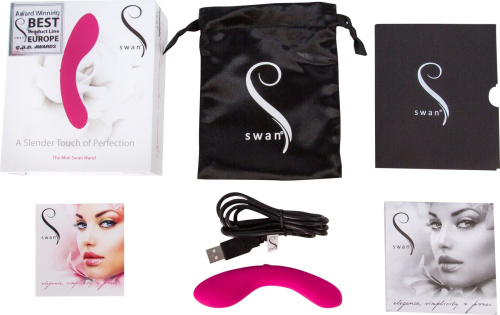 The Mini Swan Wand - минивибратор, 12х2.8 см