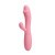 Pretty Love Snappy Vibrator Flesh - перезаряжаемый вибратор-кролик, 19.5х3.2 см (розовый)