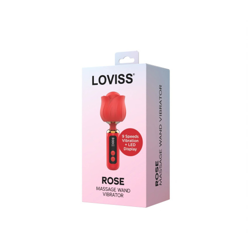 Вібромасажер Loviss Rose Mini Massage Wand Vibrator - купити в Україні | Секс шоп SEX-SHOP.ua