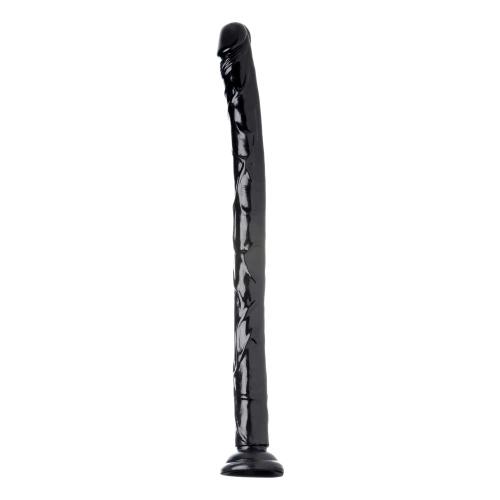 Hosed Bulk 19 Inch Realistic Hose - длинный фаллоимитатор на присоске, 50.8х4.5 см (чёрный)