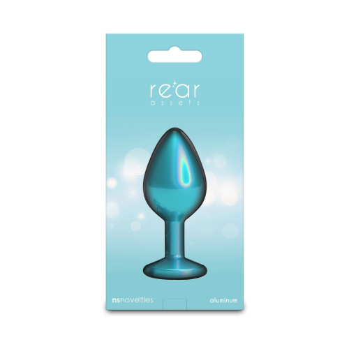 Анальная пробка NS Novelties Rear Assets - Iridescent Teal, M