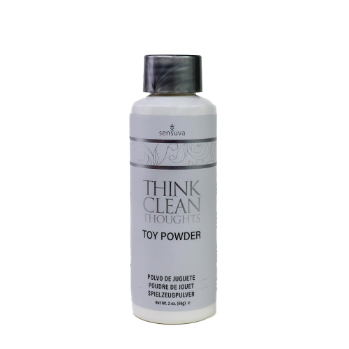 Пудра для догляду за іграшками Sensuva Think Clean Thoughts Toy Powder, 56 г - купити в Україні | Секс шоп SEX-SHOP.ua
