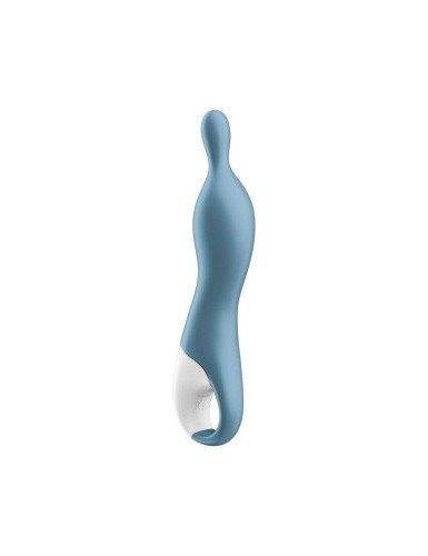 Satisfyer - A-Mazing 1 - Инновационный вибратор для точки А, 21.7х3.8 (голубой)