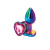 Анальная пробка NS Novelties Rear Assets - Multicolor Heart, S