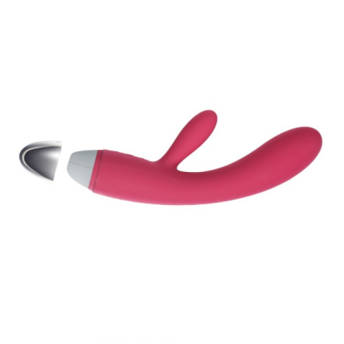 Svakom Lorna Touch Sensor Vibrator Wine red - двойной сенсорный вибратор, 17.6х3 см (красный)