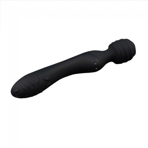 Love To Love Twist Black - вибромассажер 2 в 1, 22х4 см (чёрный)