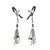Art of Sex - Nipple clamps Tenero Amore - Зажимы для сосков с бусинками на цепочках Art of Sex - Nipple clamps Tenero Amore - Зажимы для сосков с бусинками на цепочках
