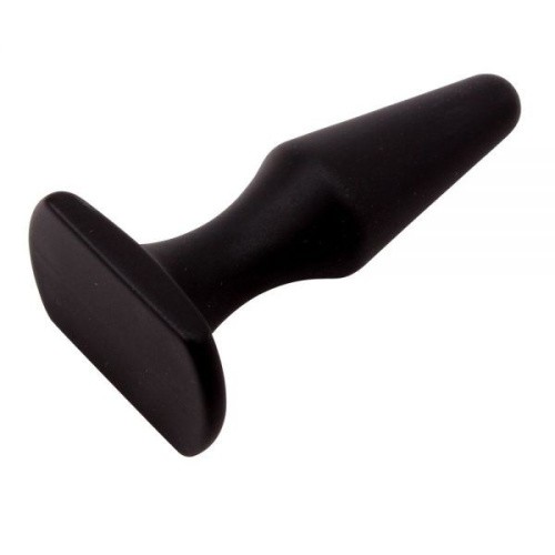 Chisa Black Mont soft touch - Анальна пробка, 10х4 см (чорний) - купити в Києві, Україні