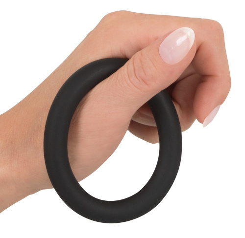 Silicone Cock and Ball Loop - Эрекционное кольцо для пениса (черный)