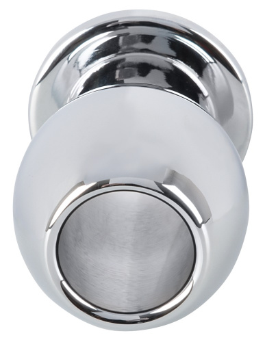 Orion Lust Tunnel Plug - металлический анальный тоннель, 6,5х4,5 см (серебристый)