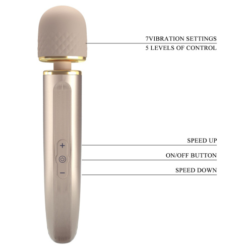 Вибратор микрофон Pretty Love Interesting Massager Gold