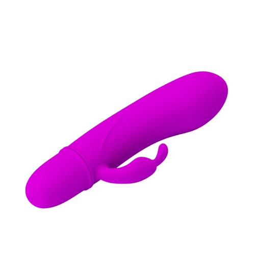 Pretty Love Caesar Vibrator - Маленький вибратор-кролик, 11.5х2.5 см (фиолетовый)