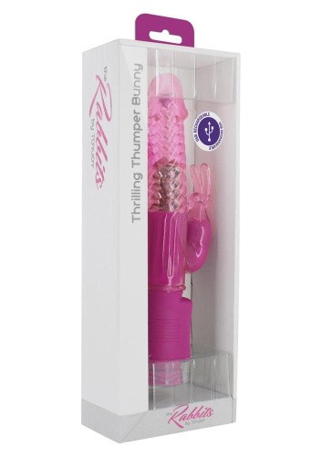Toy Joy Thrilling Thumper Bunny - Вибратор компьютерного типа, 11.5х3 см