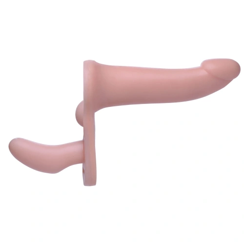 Подвійний страпон Strap U Plena II Double Penetration Adjustable Strap on, 17,8 см - купити в Києві, Україні