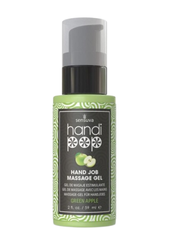 Массажный гель Sensuva Handipop Green Apple, 59 мл
