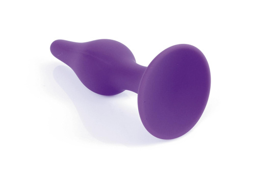 Boss Silicone Plug Purple Medium - Анальная пробка, 11 см (фиолетовый)