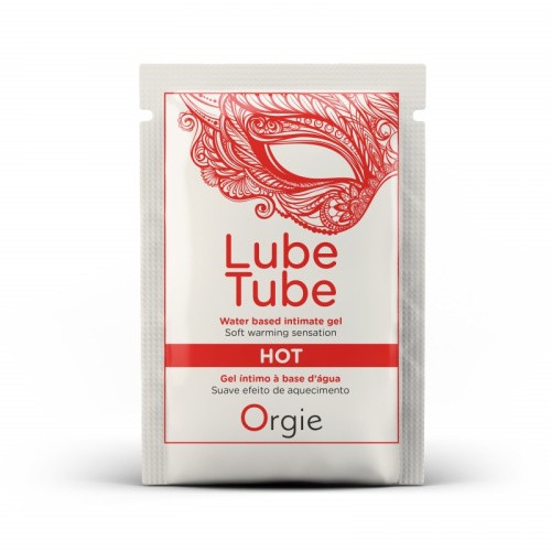 Orgie Lube Tube Hot сашет зігрівальна змазка для сексу, 2 мл - купити в Києві, Україні