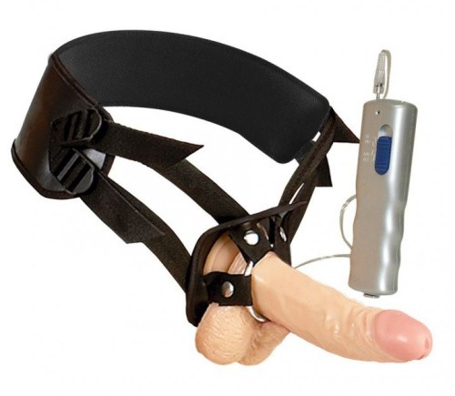 Orion - Gigolina Vibrating Strap-On - Страпон, 22х4.5 см
