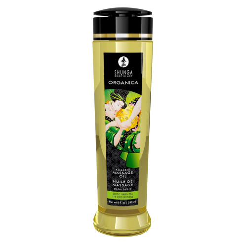 Shunga ORGANICA Exotic green tea органическое массажное масло, 240 мл