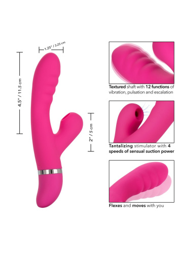 California Exotic Novelties Foreplay Frenzy Pucker - Вибратор-кролик, 20.3 см (розовый)
