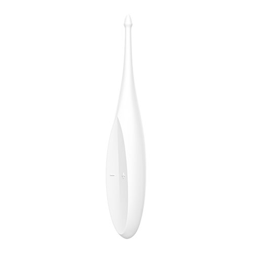 Satisfyer Twirling Fun White точечный вибратор для клитора, 17.5х3.2 см (белый)