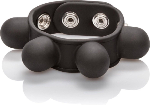 California Exotic Novelties Weighted Ball Stretcher - Кольцо для мошонки, (черный)
